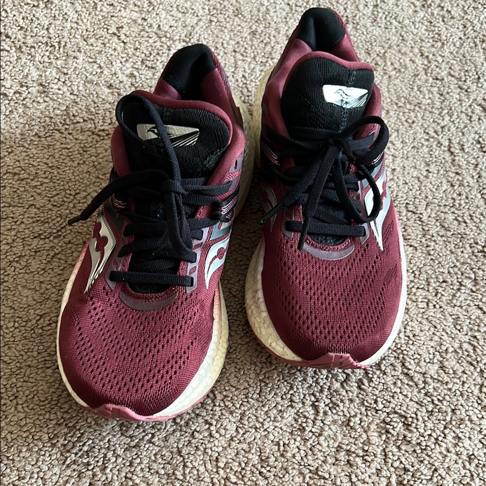 Saucony Maroon Athletic Shoes